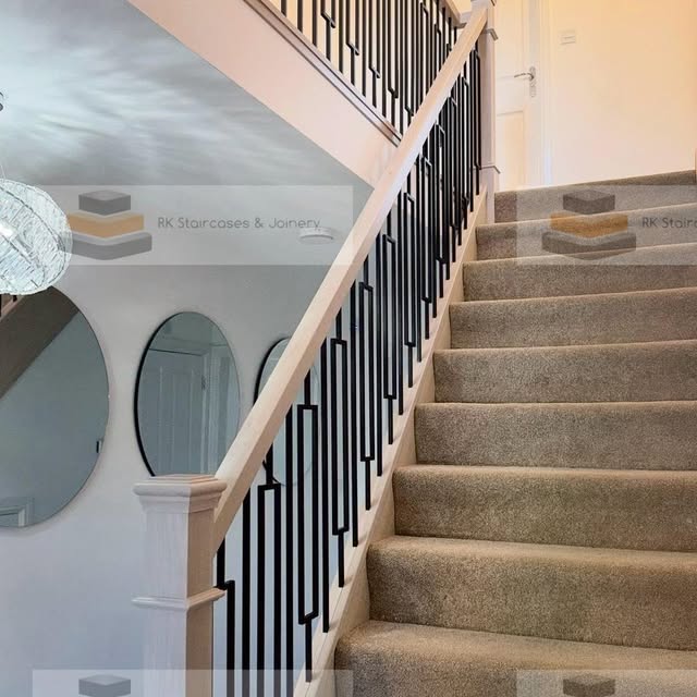 Staircase renovation in progress